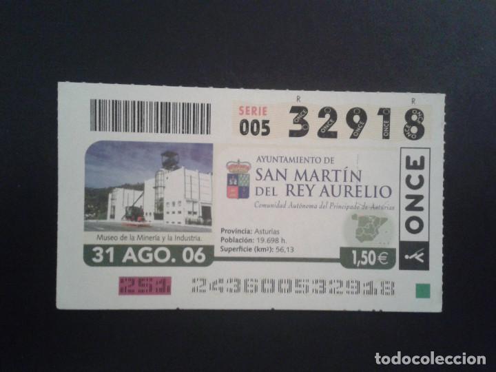 ONCE Coupons: CUPON DE LA ONCE. 31/08/2006