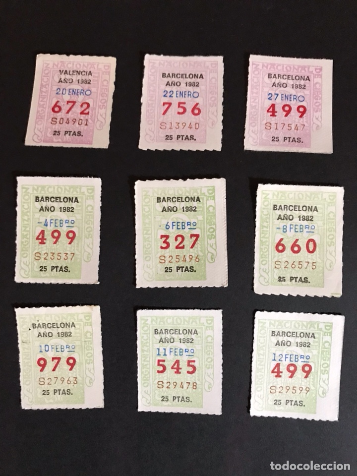 Cupones ONCE: Loteria cupones once 1982 - Foto 1