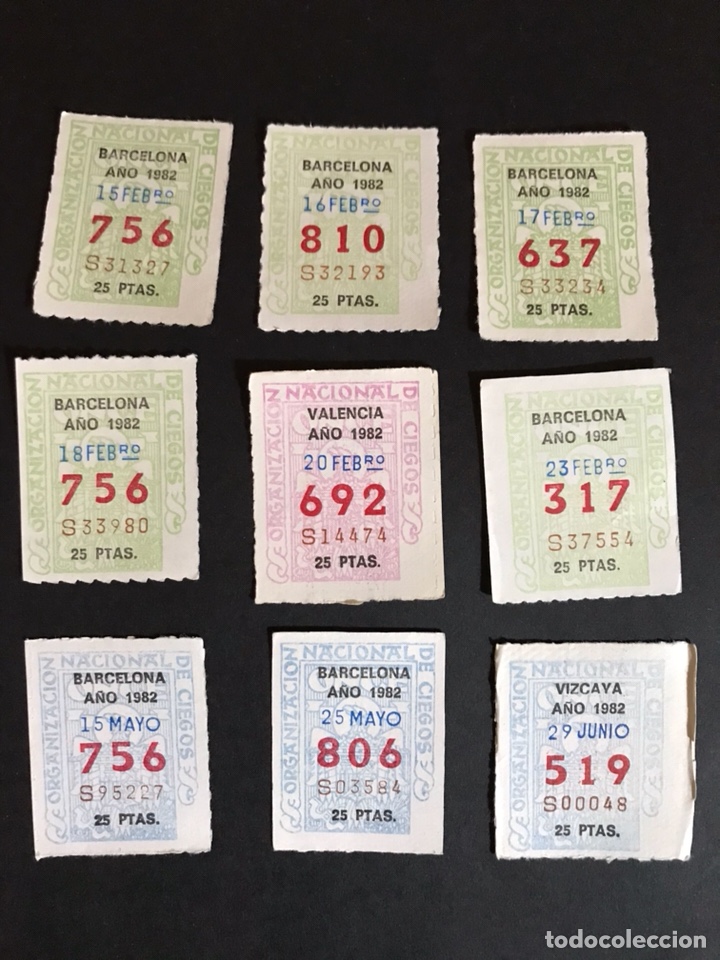 Cupones ONCE: Loteria cupones once 1982 - Foto 1