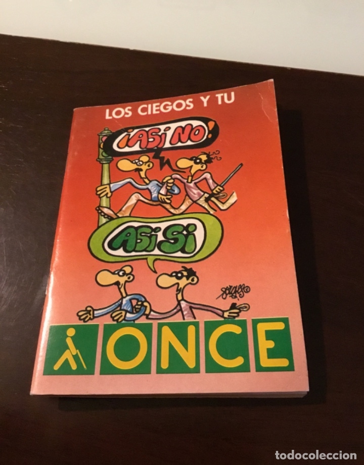 Cupones ONCE: Once Librito informativo con pegatinas de cupones originales 1987 - Foto 1