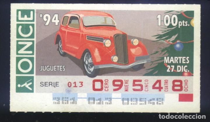 Cupones ONCE: A-8151- CUP&Oacute;N ONCE. 27 DICIEMBRE 1994. JUGUETES.