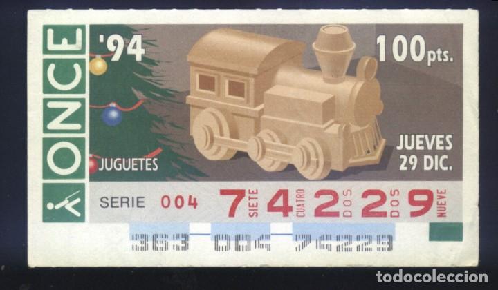 Cupones ONCE: A-8153- CUP&Oacute;N ONCE. 29 DICIEMBRE 1994. JUGUETES.