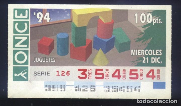 Cupones ONCE: A-8154- CUP&Oacute;N ONCE. 21 DICIEMBRE 1994. JUGUETES.