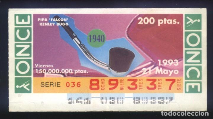 Cupones ONCE: A-8300- CUP&Oacute;N ONCE. VIERNES 21 MAYO 1993. PIPA FALCON.