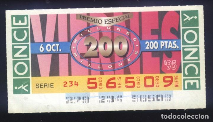 ONCE Coupons: A-8444- CUPON ONCE. VIERNES 6 OCTUBRE 1995.
