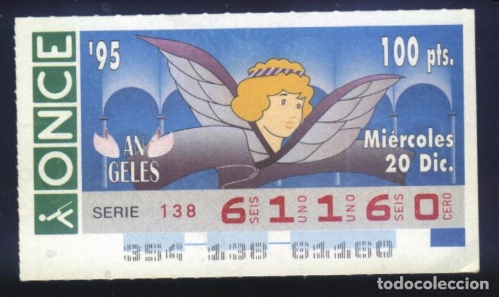 Cupones ONCE: A-8462- CUP&Oacute;N ONCE. 20 DICIEMBRE 1995. &Aacute;NGELES.