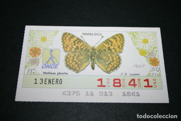 Billets ONCE: CUP&Oacute;N ONCE - 13 ENERO 1987 - NINF&Aacute;LIDOS, D CENTAURA