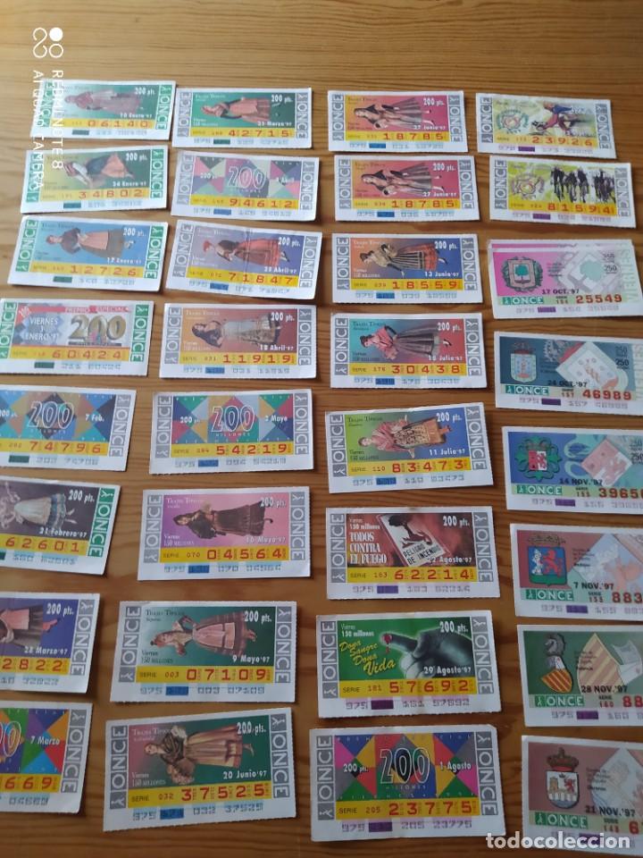 Cupones ONCE: Boletos ONCE 1996-1997-1998 - Foto 2
