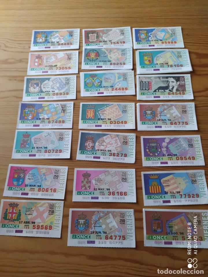 Cupones ONCE: Boletos ONCE 1996-1997-1998 - Foto 3