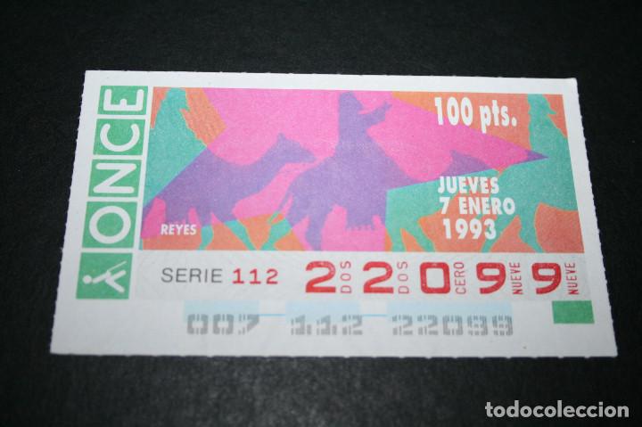 Cupones ONCE: CUP&Oacute;N ONCE - 7-ENERO-1993 - REYES - Foto 1