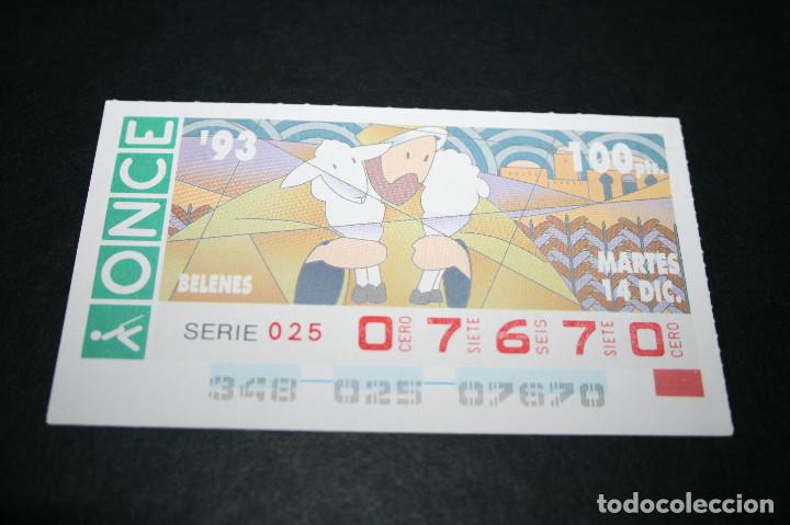 ONCE Coupons: CUP&Oacute;N ONCE - 14-DICIEMBRE-1993 - BELENES