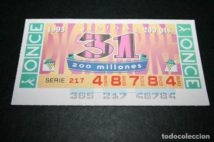 ONCE Coupons: CUP&Oacute;N ONCE - 31-DICIEMBRE-1993 - 200 MILLONES