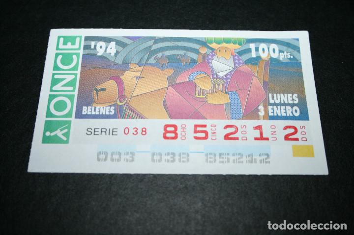Cupones ONCE: CUP&Oacute;N ONCE - 3-ENERO-1994 - BELENES - Foto 1