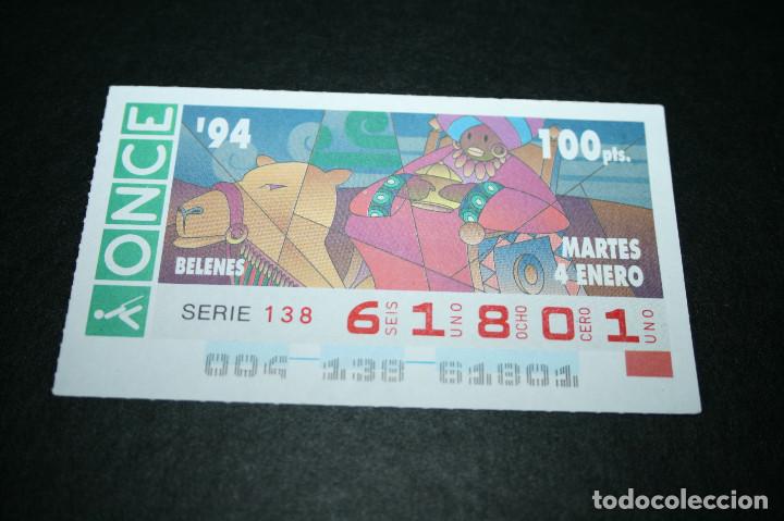 Cupones ONCE: CUP&Oacute;N ONCE - 4-ENERO-1994 - BELENES - Foto 1