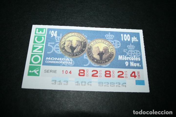 Billets ONCE: CUP&Oacute;N ONCE - 9-NOVIEMBRE-1994 - MONEDAS CONMEMORATIVAS