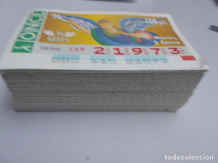 Cupones ONCE: 258 CUPONES DE LA ONCE A&ntilde;o 1996 A&ntilde;o completo - Foto 2
