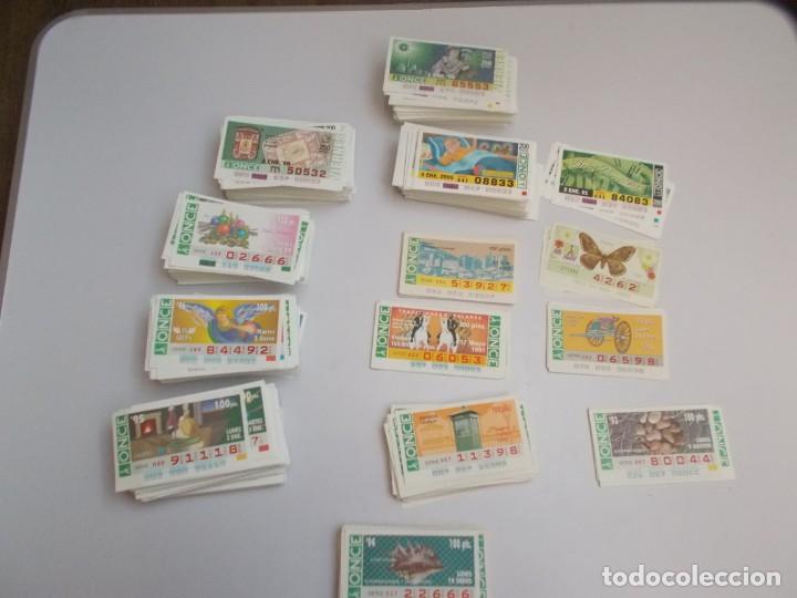 Cupones ONCE: 1642 CUPONES DE LA ONCE de a&ntilde;os Variados - Foto 1