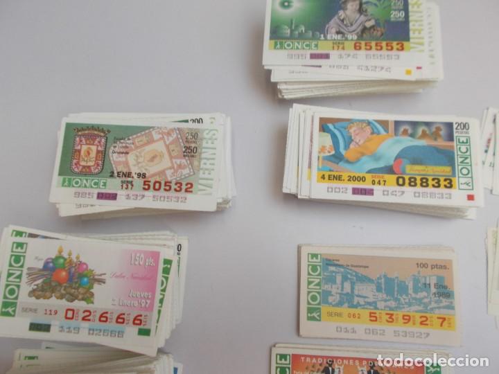 Cupones ONCE: 1642 CUPONES DE LA ONCE de a&ntilde;os Variados - Foto 2