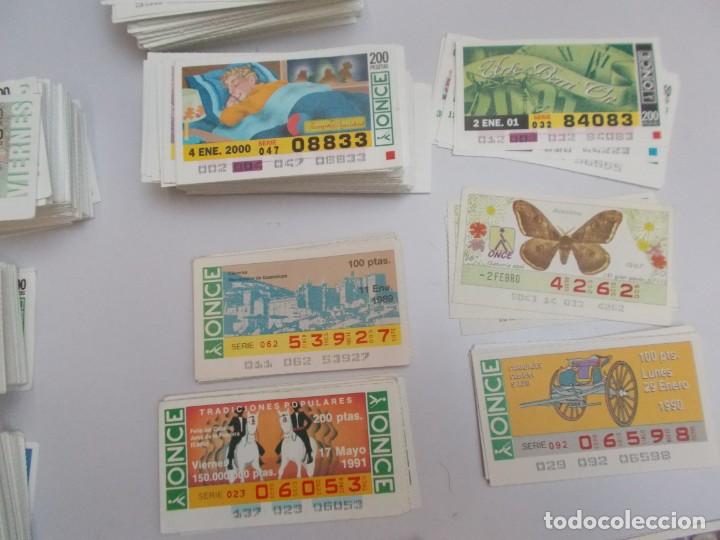 Cupones ONCE: 1642 CUPONES DE LA ONCE de a&ntilde;os Variados - Foto 3
