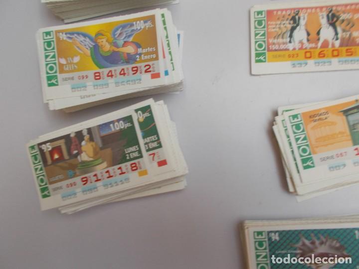 Cupones ONCE: 1642 CUPONES DE LA ONCE de a&ntilde;os Variados - Foto 4