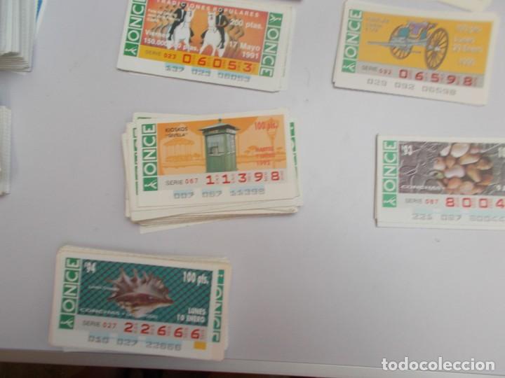 Cupones ONCE: 1642 CUPONES DE LA ONCE de a&ntilde;os Variados - Foto 5