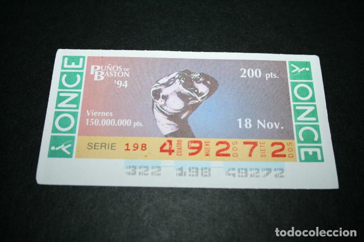 Billets ONCE: CUP&Oacute;N ONCE - 18-NOVIEMBRE-1994 - PU&Ntilde;OS DE BAST&Oacute;N