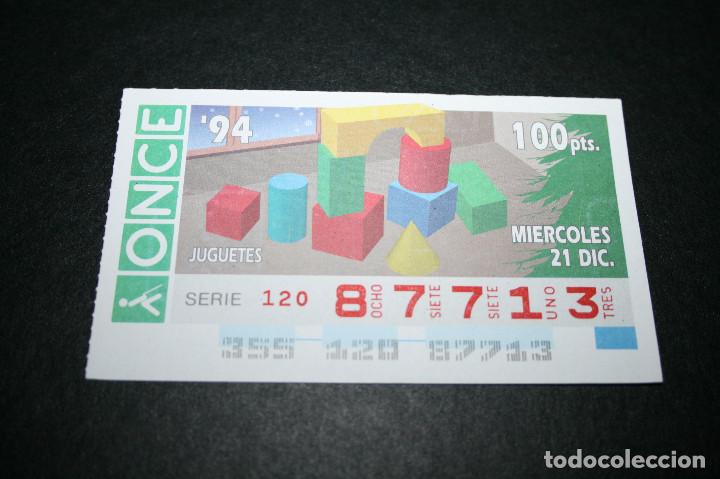 Billets ONCE: CUP&Oacute;N ONCE - 21-DICIEMBRE-1994 - JUGUETES