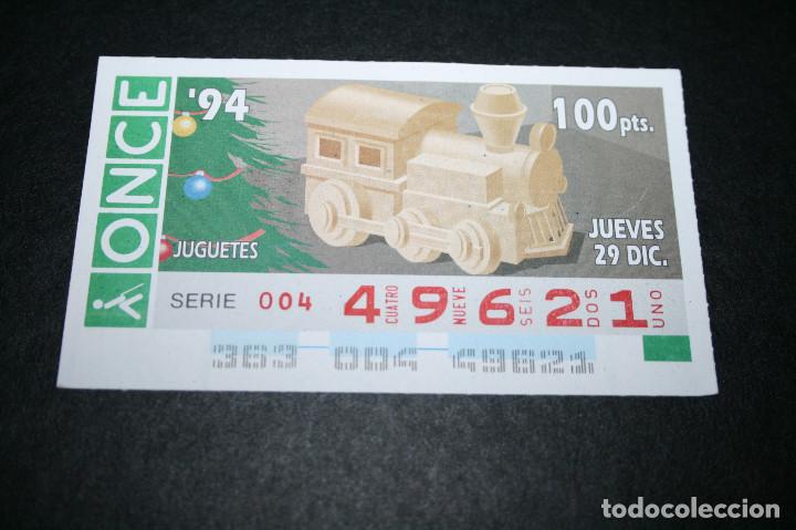 Coupon ONCE: CUP&Oacute;N ONCE - 29-DICIEMBRE-1994 - JUGUETES