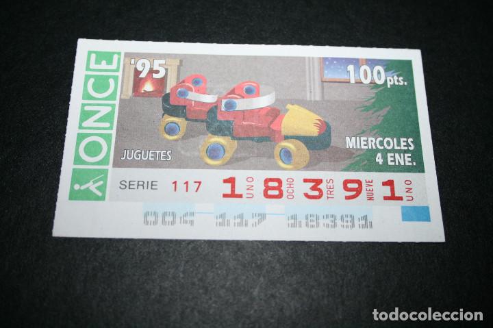 Cupones ONCE: CUP&Oacute;N ONCE - 4-ENERO-1995 - JUGUETES - Foto 1