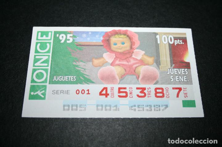 Cupones ONCE: CUP&Oacute;N ONCE - 5-ENERO-1995 - JUGUETES - Foto 1