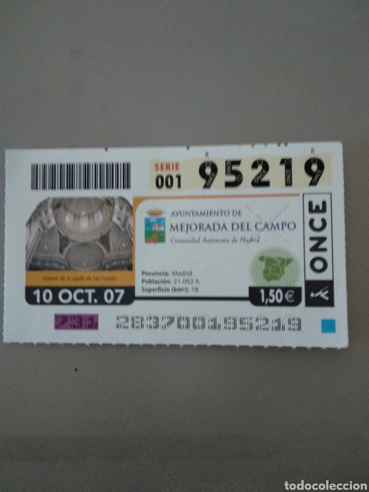 ONCE Coupons: CUP&Oacute;N ONCE - MEJORADA DEL CAMPO -