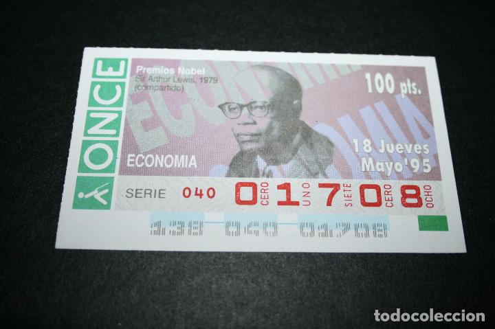 ONCE Coupons: CUP&Oacute;N ONCE - 18-MAYO-1995 - PREMIOS NOBEL, SIR ARTHUR LEWIS, 1979