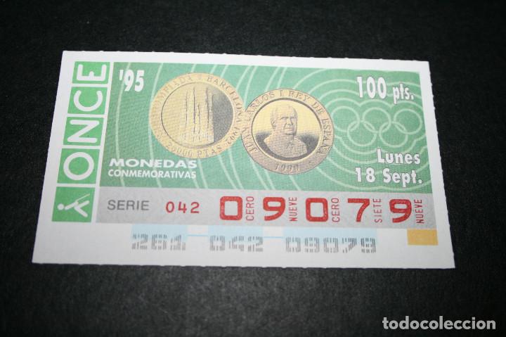 Coupon ONCE: CUP&Oacute;N ONCE - 18-SEPTIEMBRE-1995 - MONEDAS CONMEMORATIVAS