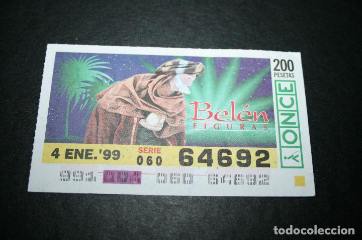 Coupon ONCE: CUP&Oacute;N ONCE - 4-ENERO-1999 - BEL&Eacute;N FIGURA