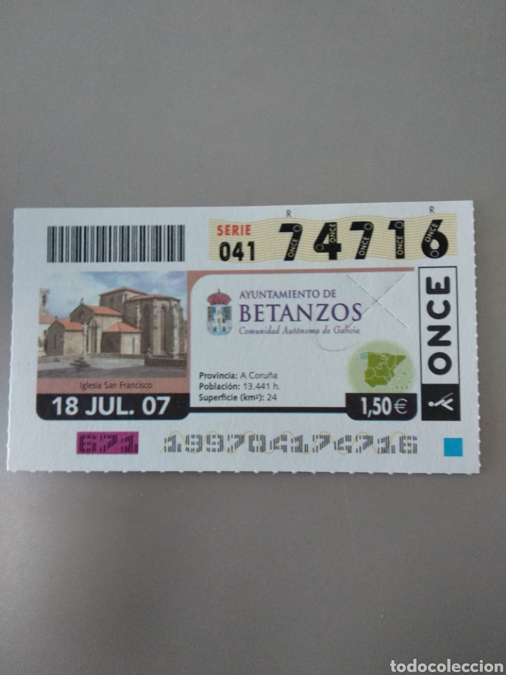 CUP&Oacute;N ONCE - BETANZOS -