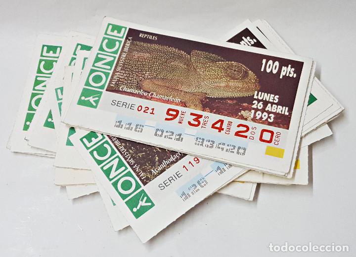 Cupones ONCE: 60 CUPONES 1993 SERIE COMPLETA FAUNA.