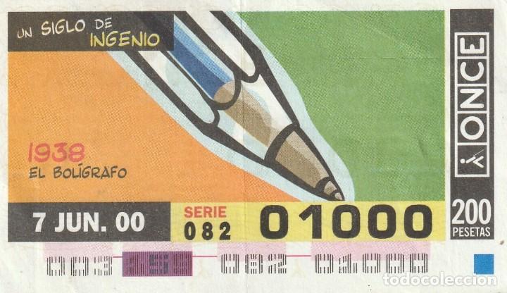 Cupones ONCE: CUPON ONCE N&ordm; 01000 de JUNIO DE 2000 - Foto 1