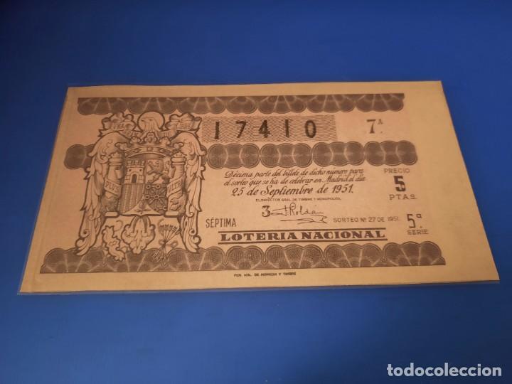 Loteria 1951 sorteo 27