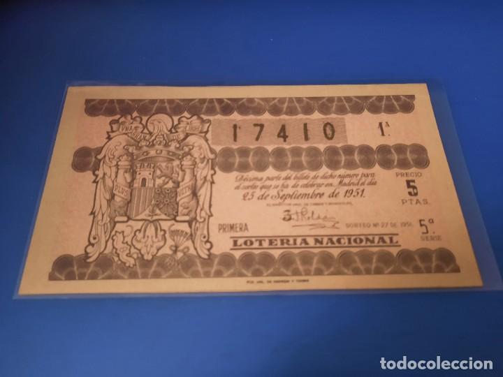 Loteria 1951 sorteo 27