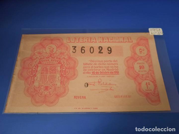 Loteria 1951 sorteo 29