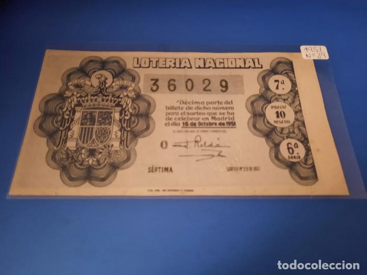 Loteria 1951 sorteo 29