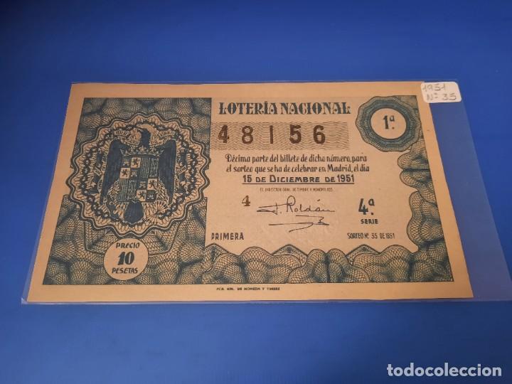 Loteria 1951 Sorteo 35 Buy Old Once Coupons At Todocoleccion