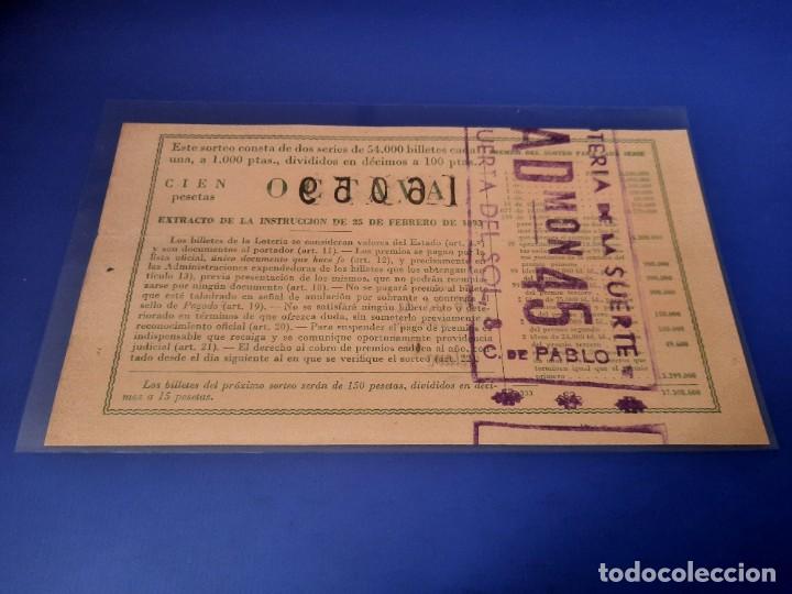 Cupones ONCE: Loteria 1951 sorteo 21 - Foto 7
