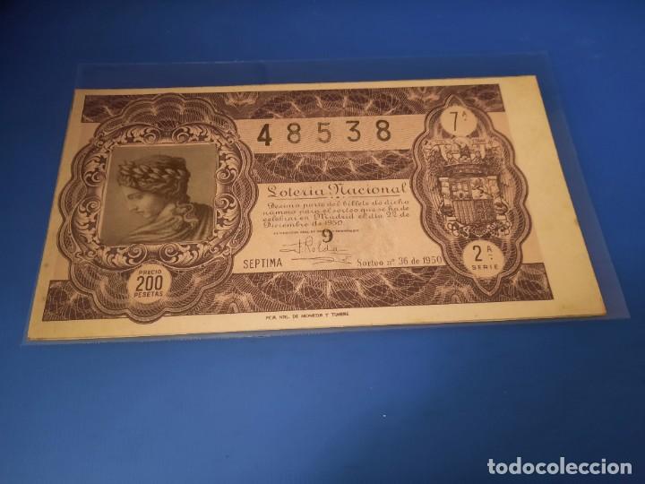 Loteria 1950 sorteo 36
