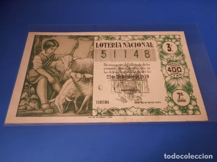 Loteria 1959 sorteo 36