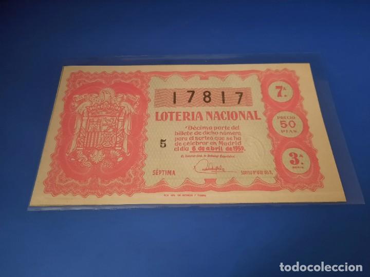 Cupones ONCE: Loteria 1959 sorteo 10 - Foto 2
