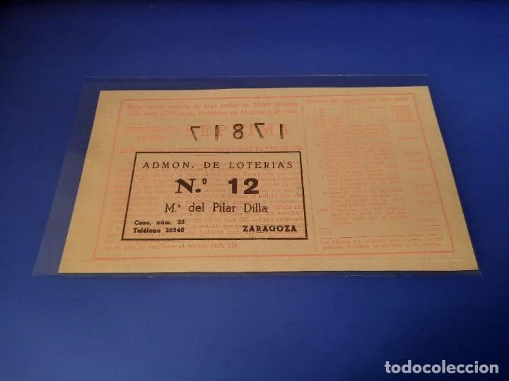 Cupones ONCE: Loteria 1959 sorteo 10 - Foto 3