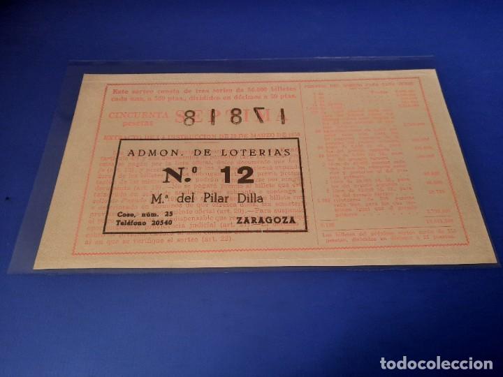 Cupones ONCE: Loteria 1959 sorteo 10 - Foto 5