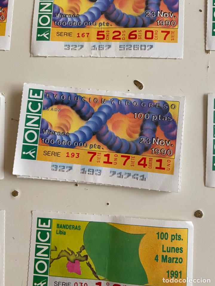 Coupon ONCE: C- 2002 CUPON LA ONCE EVOLUCION Y PROGRESO SERIE 198 N&ordm; 71741 23 NOV 1990