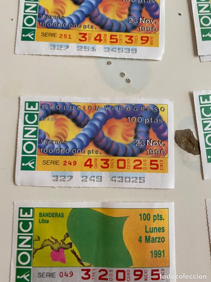 Coupon ONCE: C- 2002 CUPON LA ONCE EVOLUCION Y PROGRESO SERIE 249 N&ordm; 43025 23 NOV 1990
